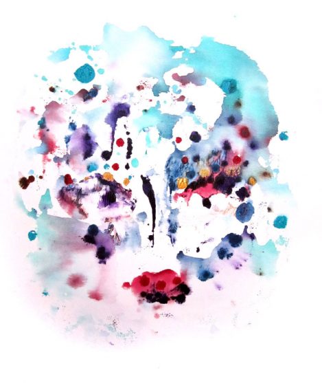 Portrait Woman - A Painting hand-painted with acrylic paint on canvas by Jordan Betten in New York City 2010