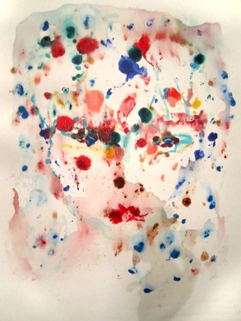 Portrait - A Painting hand-painted with Acrylic Paint on Canvas by Jordan Betten in New York City 2010
