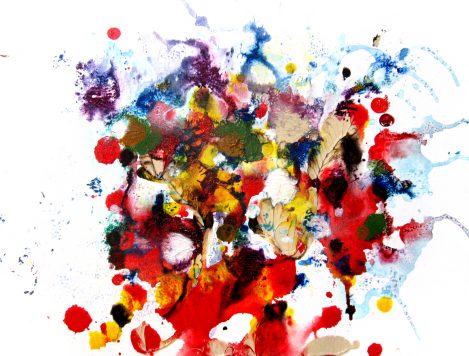 Profile Red - A Painting hand-painted with Acrylic Paint on Canvas by Jordan Betten in New York City 2011