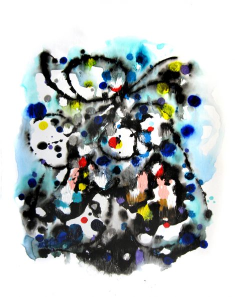 The Children - A Painting hand-painted with acrylic paint on canvas by Jordan Betten in New York City 2010